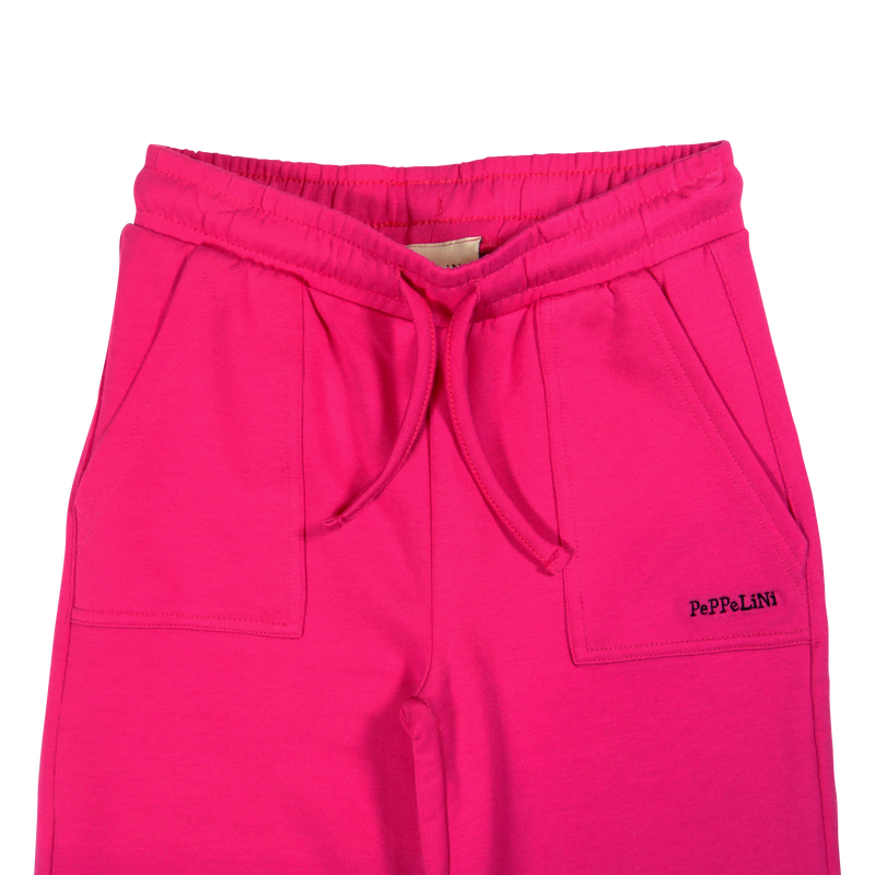 Viv fancy pant pink the logo and the waist